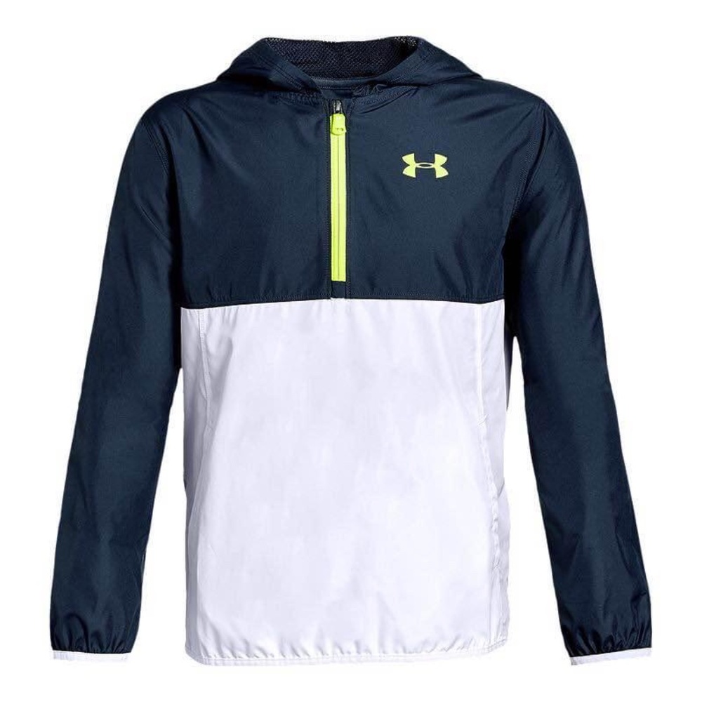 BRAND NEW youth boy under armour packable 1/2 zip jacket size L